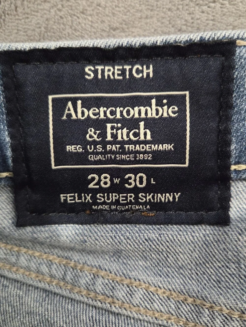 Abercrombie & Fitch Light Blue Jeans